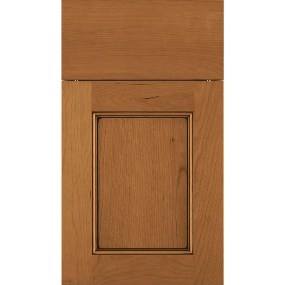 Square Ginger Mocha Glaze Glaze - Stain Square Cabinets