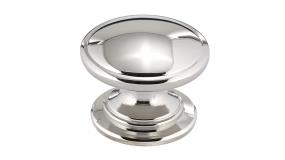 Knob Polished Nickel Nickel Hardware