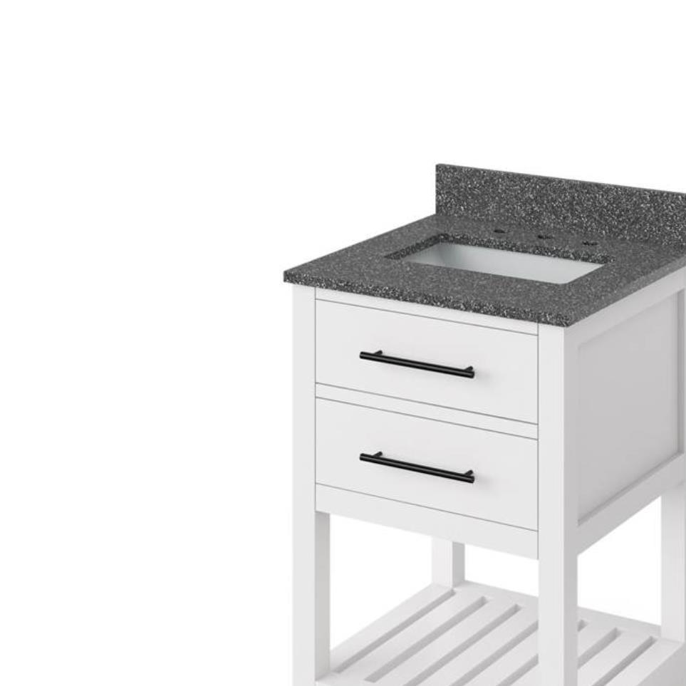 Base with Sink Top White White Vanities