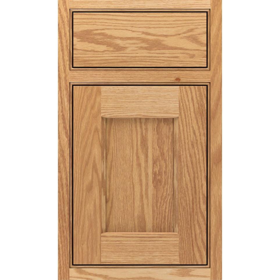 Square Natural Light Finish Square Cabinets