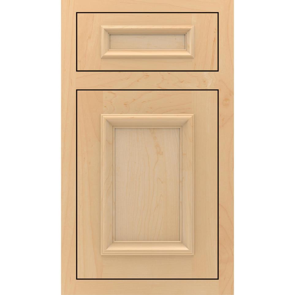 Inset Natural Light Finish Inset Cabinets