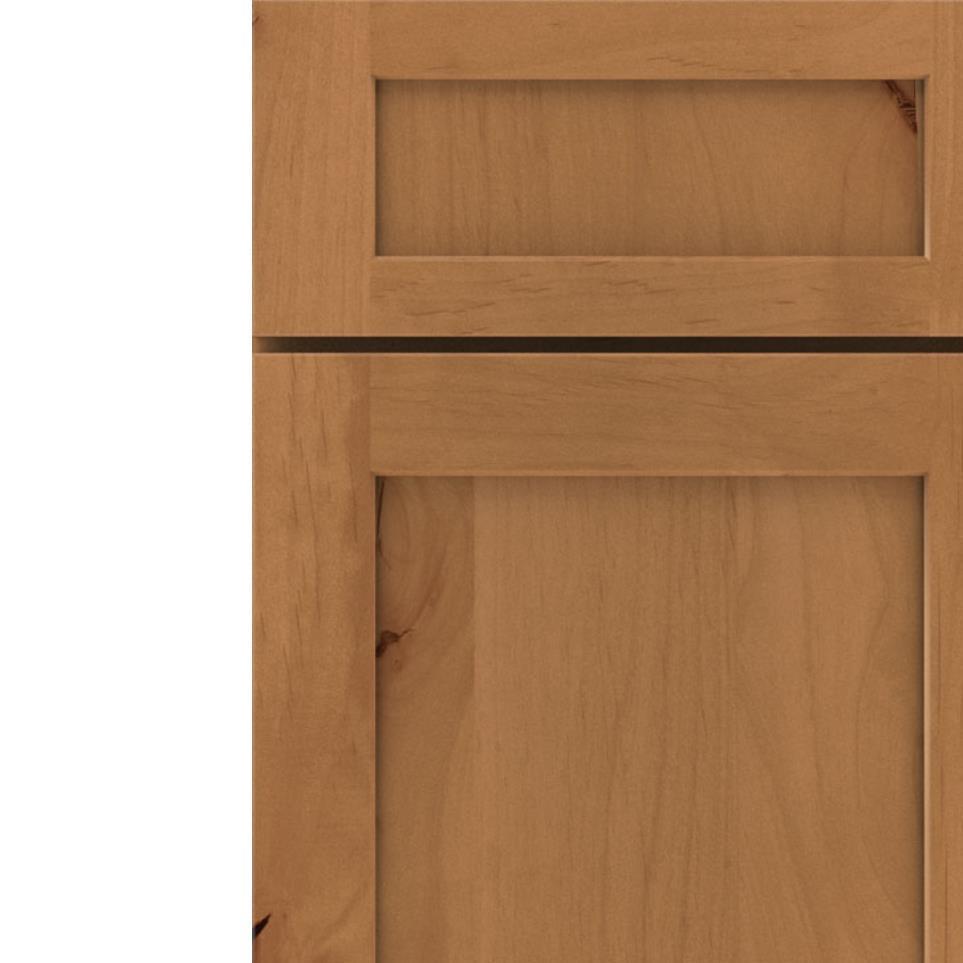 Square Sahara Light Finish Square Cabinets