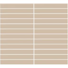 Mosaic Urban Putty Glossy Beige/Tan Tile