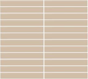 Mosaic Urban Putty Glossy Beige/Tan Tile