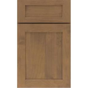 Square Buckskin Medium Finish Square Cabinets