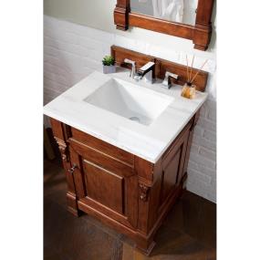 Base with Sink Top Warm Cherry Medium Finish Vanities