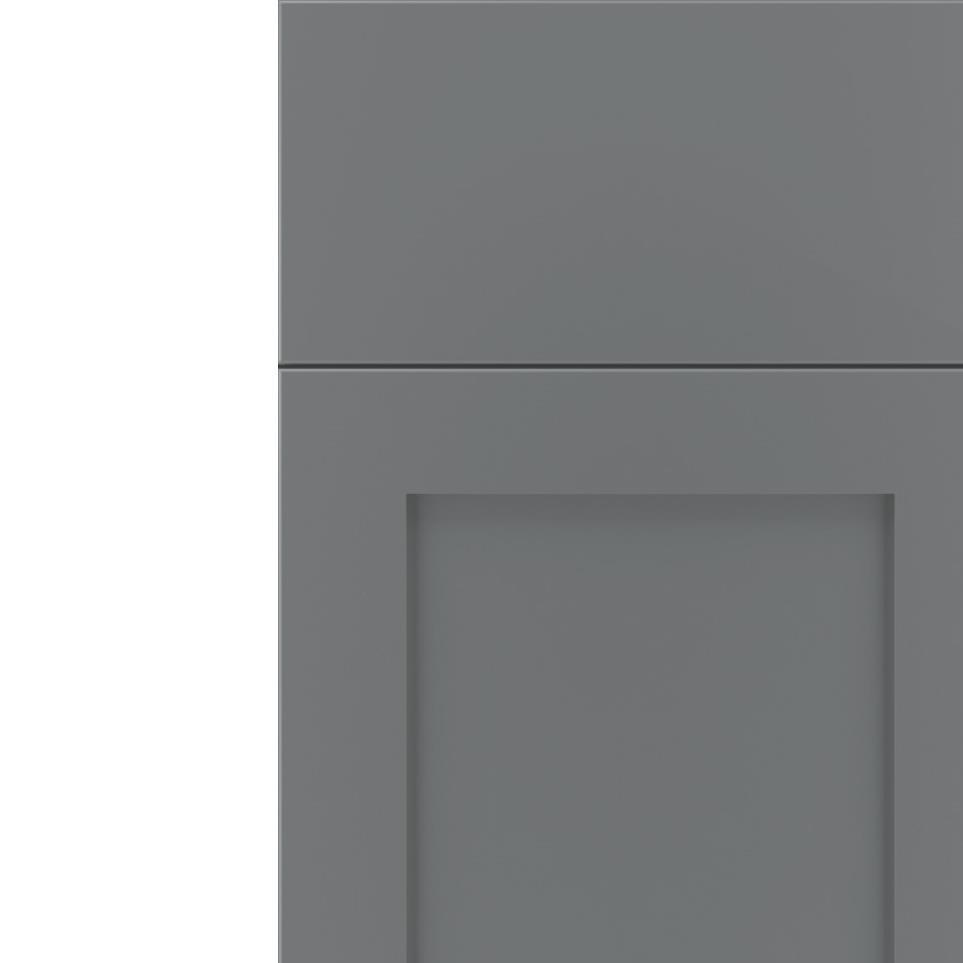 Square Cloudburst Paint - Grey Square Cabinets