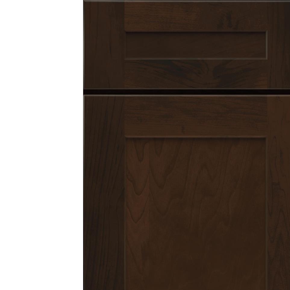 5 Piece Umber Dark Finish 5 Piece Cabinets