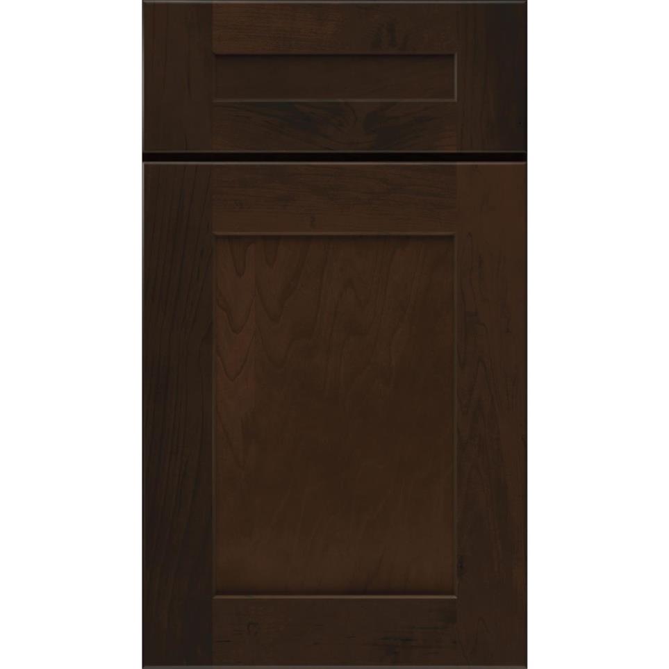 5 Piece Umber Dark Finish 5 Piece Cabinets