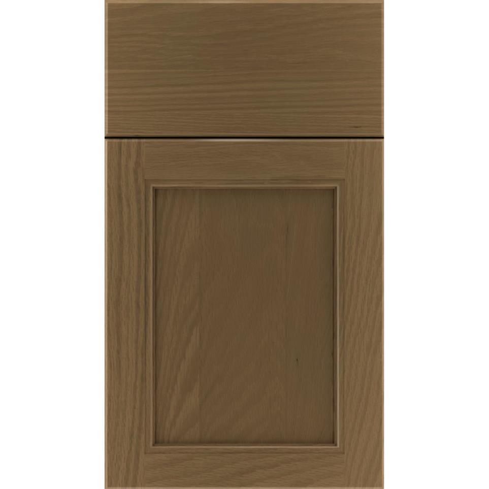 Square Frappe Medium Finish Square Cabinets