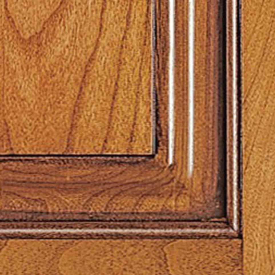 Square Natural Toasted Almond Penned Glaze - Stain Square Cabinets