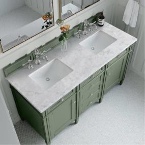 Base with Sink Top Smokey Celadon Green Vanities