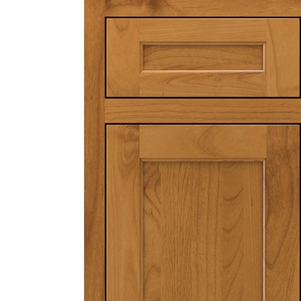 Square Wheatfield Light Finish Square Cabinets