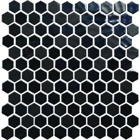 Mosaic Ebony Mixed Black Tile