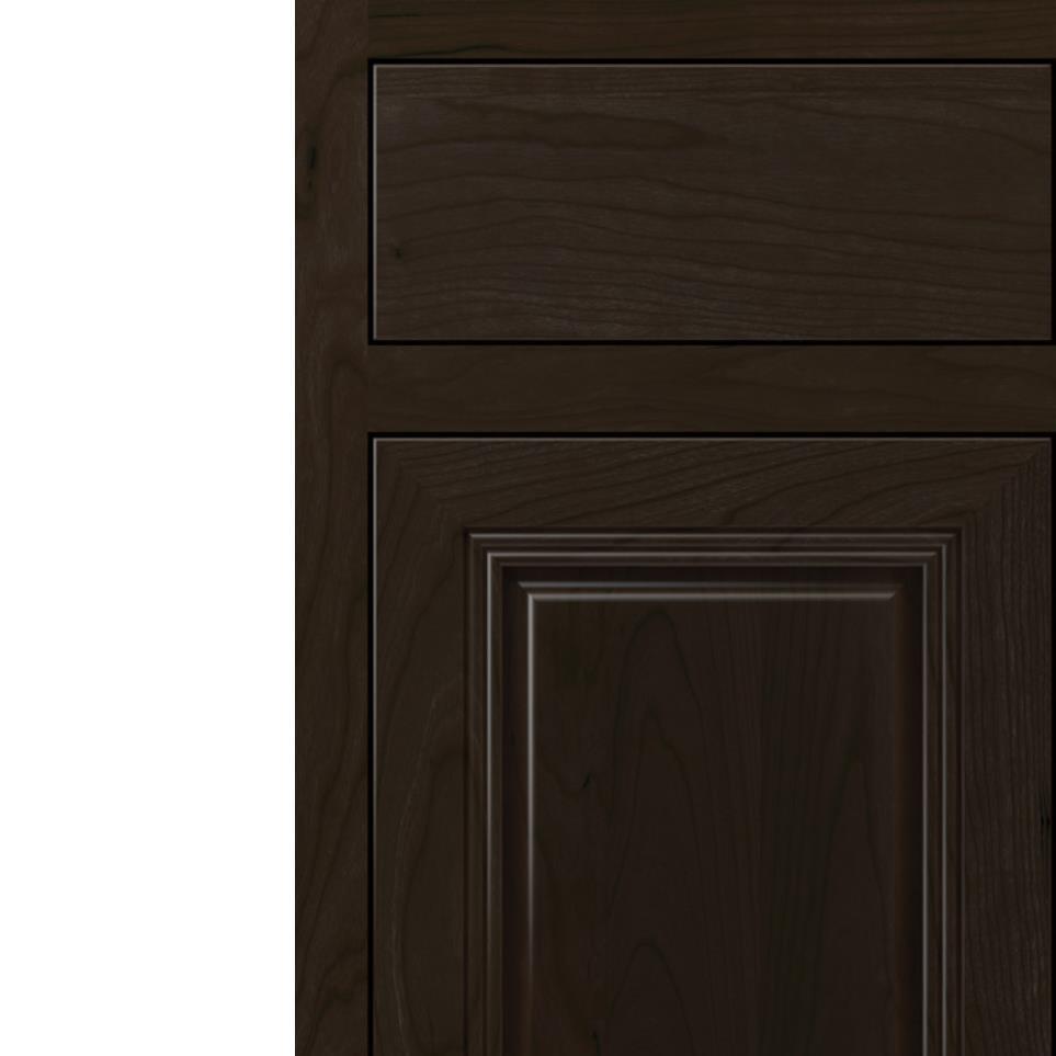 Inset Stout Dark Finish Inset Cabinets