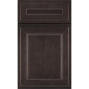 Square Storm Dark Finish Square Cabinets