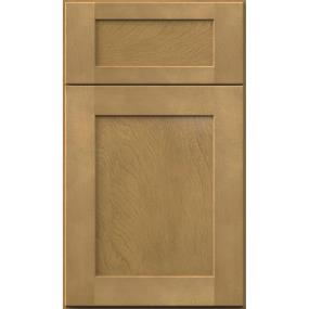 Square Timber Medium Finish Square Cabinets