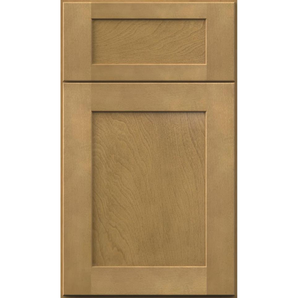 Square Timber Medium Finish Square Cabinets