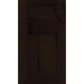 5 Piece Cappuccino Black Glaze Glaze - Stain 5 Piece Cabinets