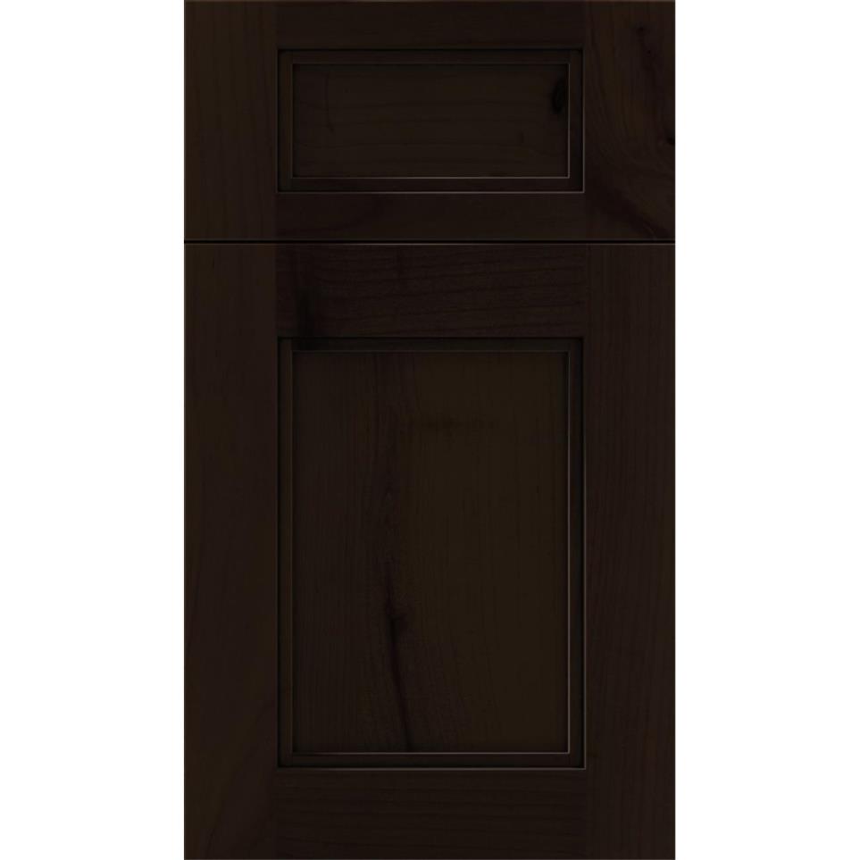 5 Piece Cappuccino Black Glaze Glaze - Stain 5 Piece Cabinets