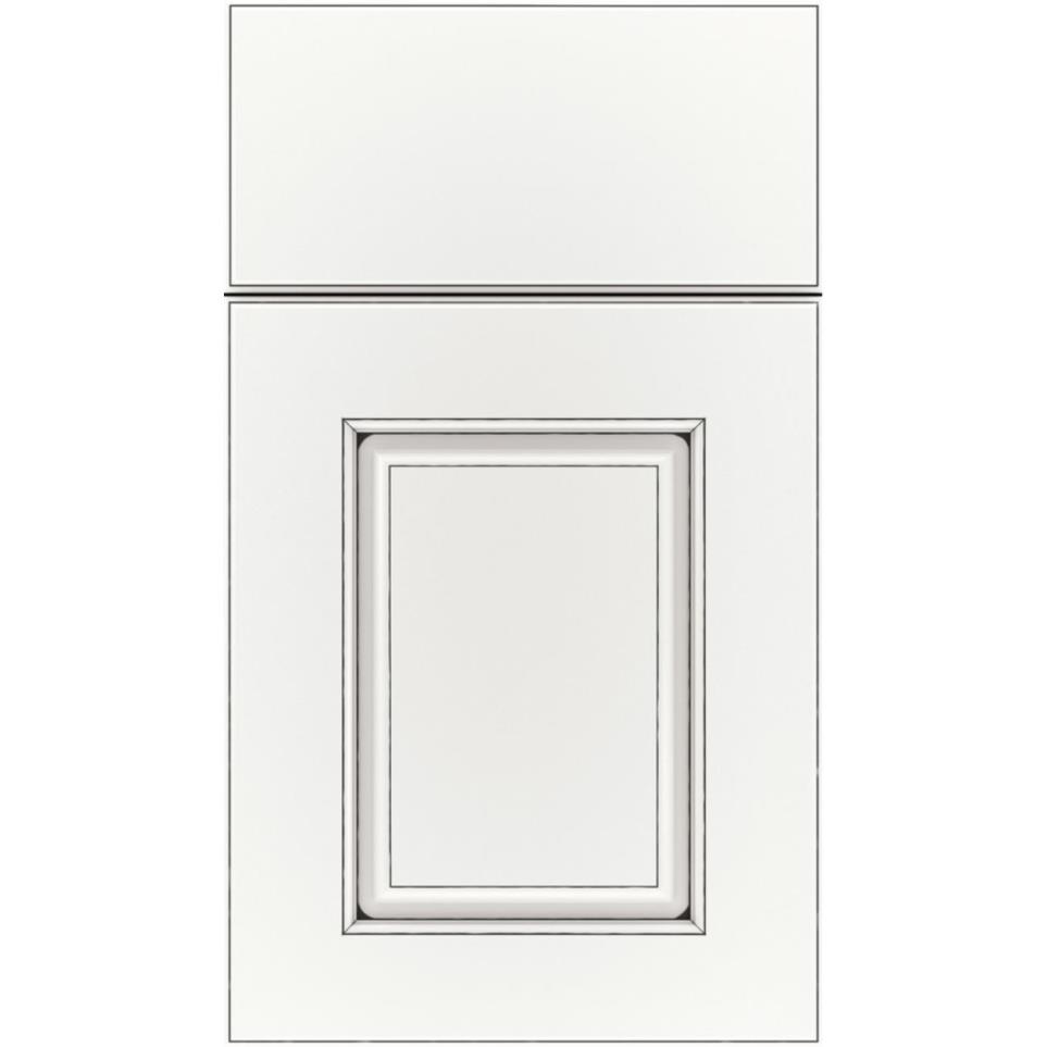 Square Whitecap Black Glaze Glaze - Paint Square Cabinets