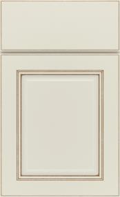 Square Icy Avalanche Toasted Almond Paint - White Cabinets