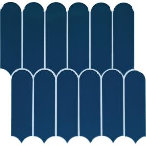 Mosaic Azurite Glossy Blue Tile