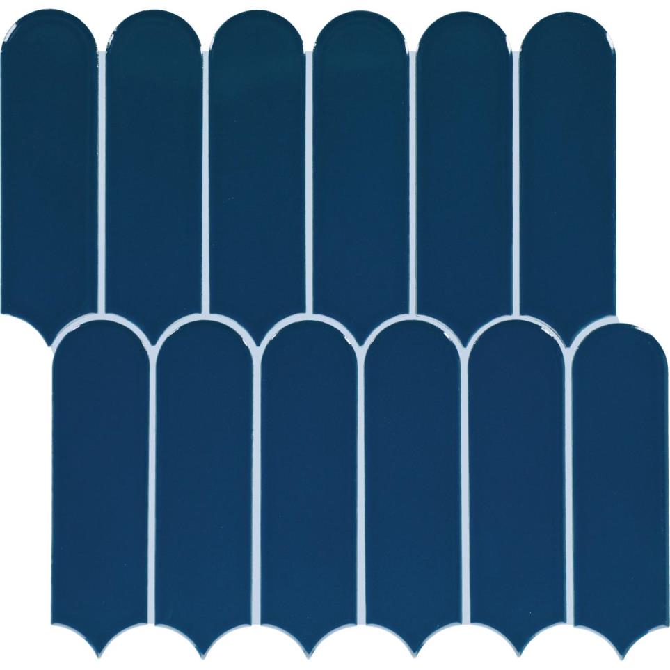 Mosaic Azurite Glossy Blue Tile