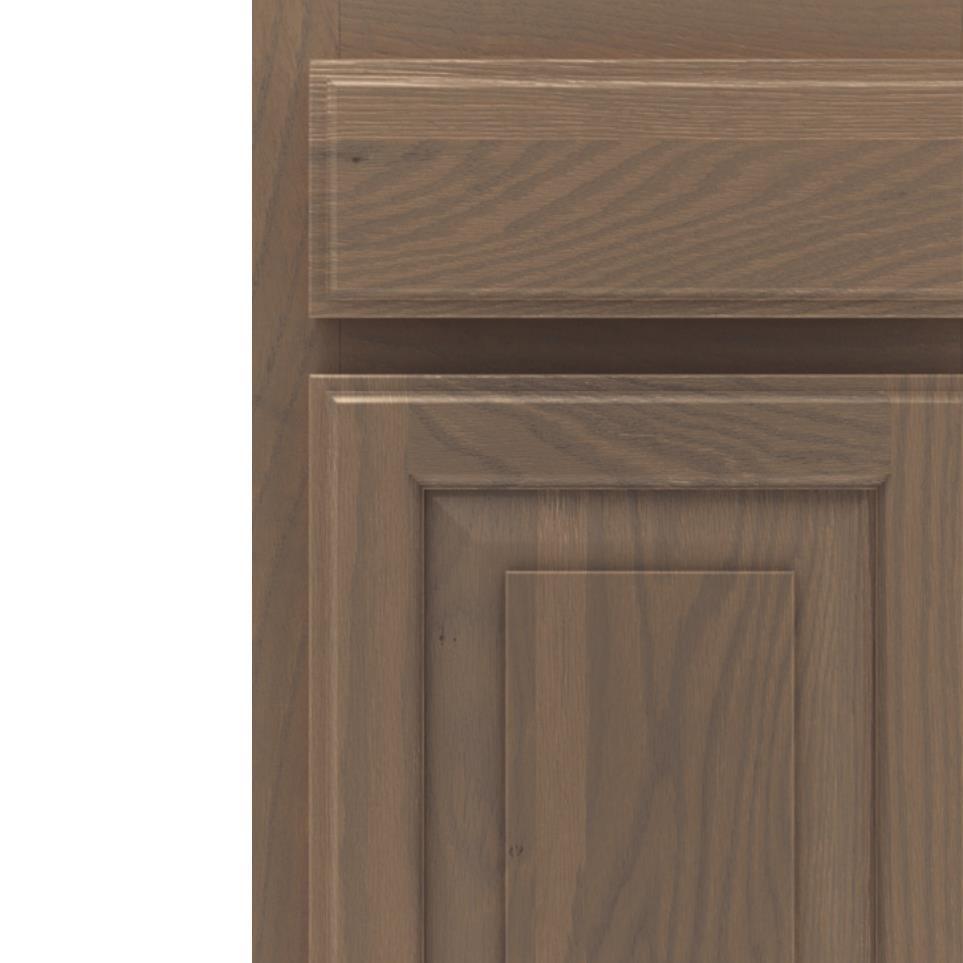 Square Seal Medium Finish Square Cabinets