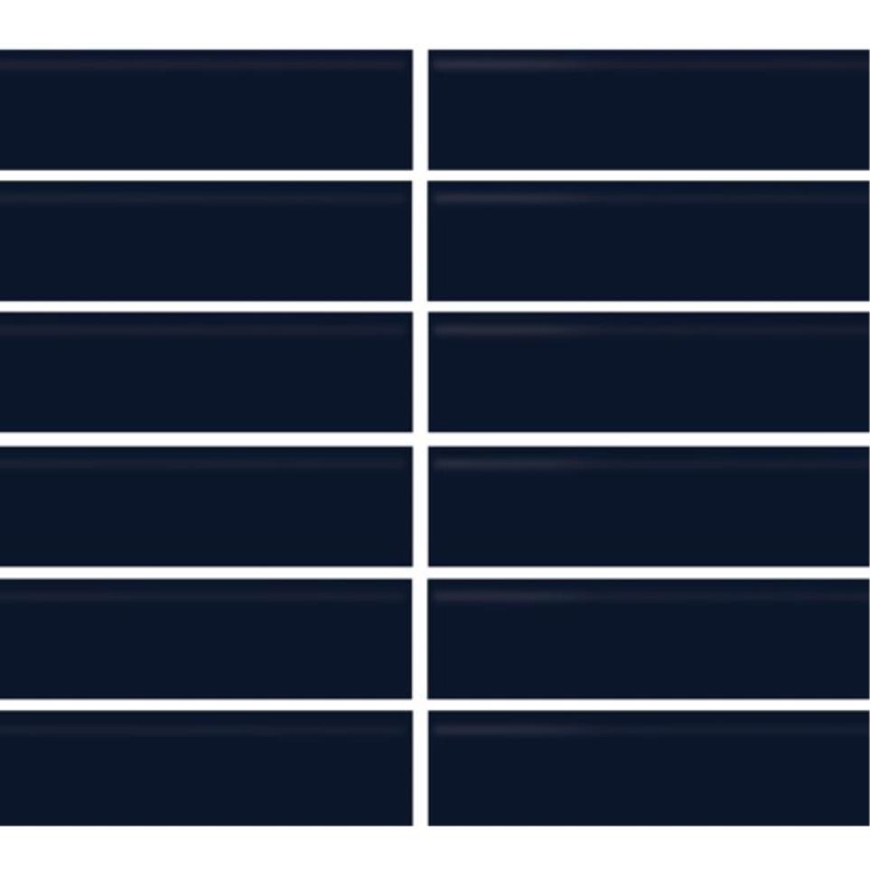 Mosaic Navy Glossy Blue Tile