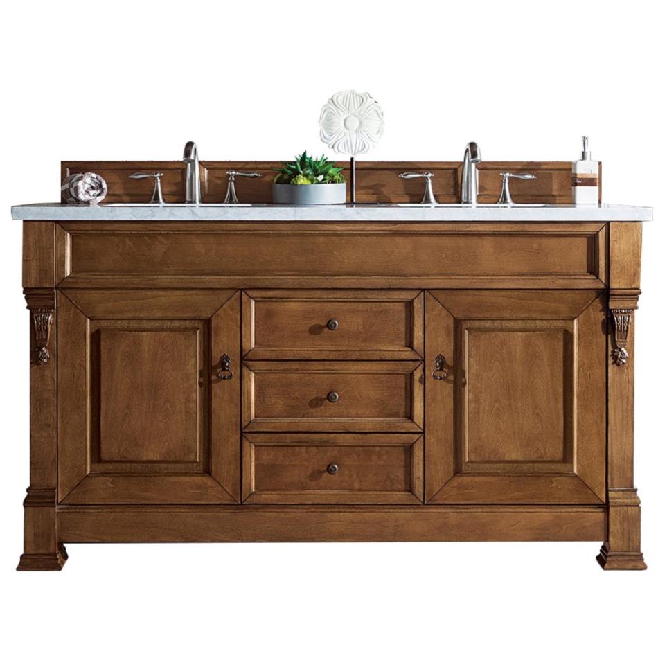 Base with Sink Top Country Oak Medium Finish Vanities