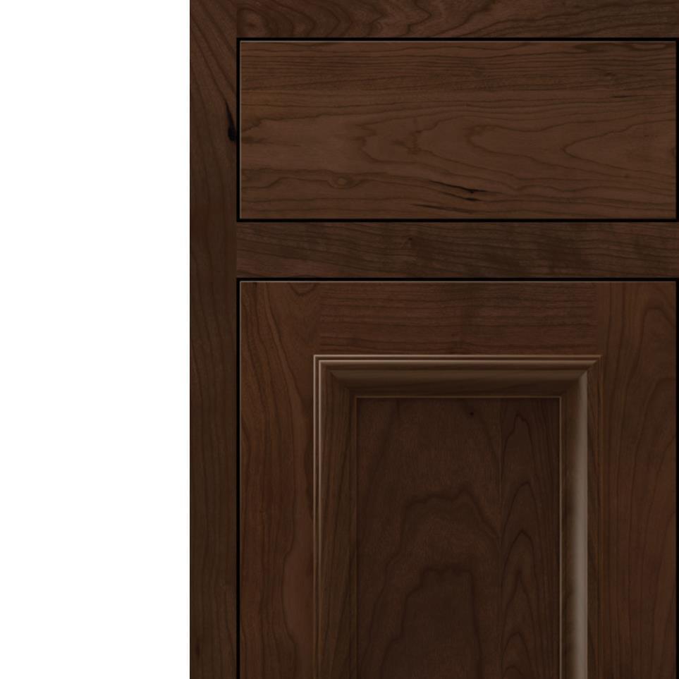 Square Bombay Dark Finish Square Cabinets