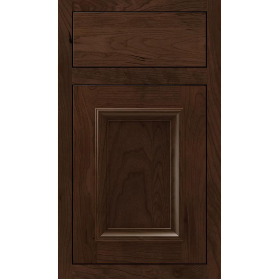 Square Bombay Dark Finish Square Cabinets