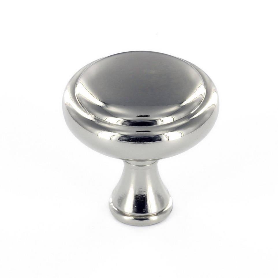 Knob Polished Nickel Nickel Knobs