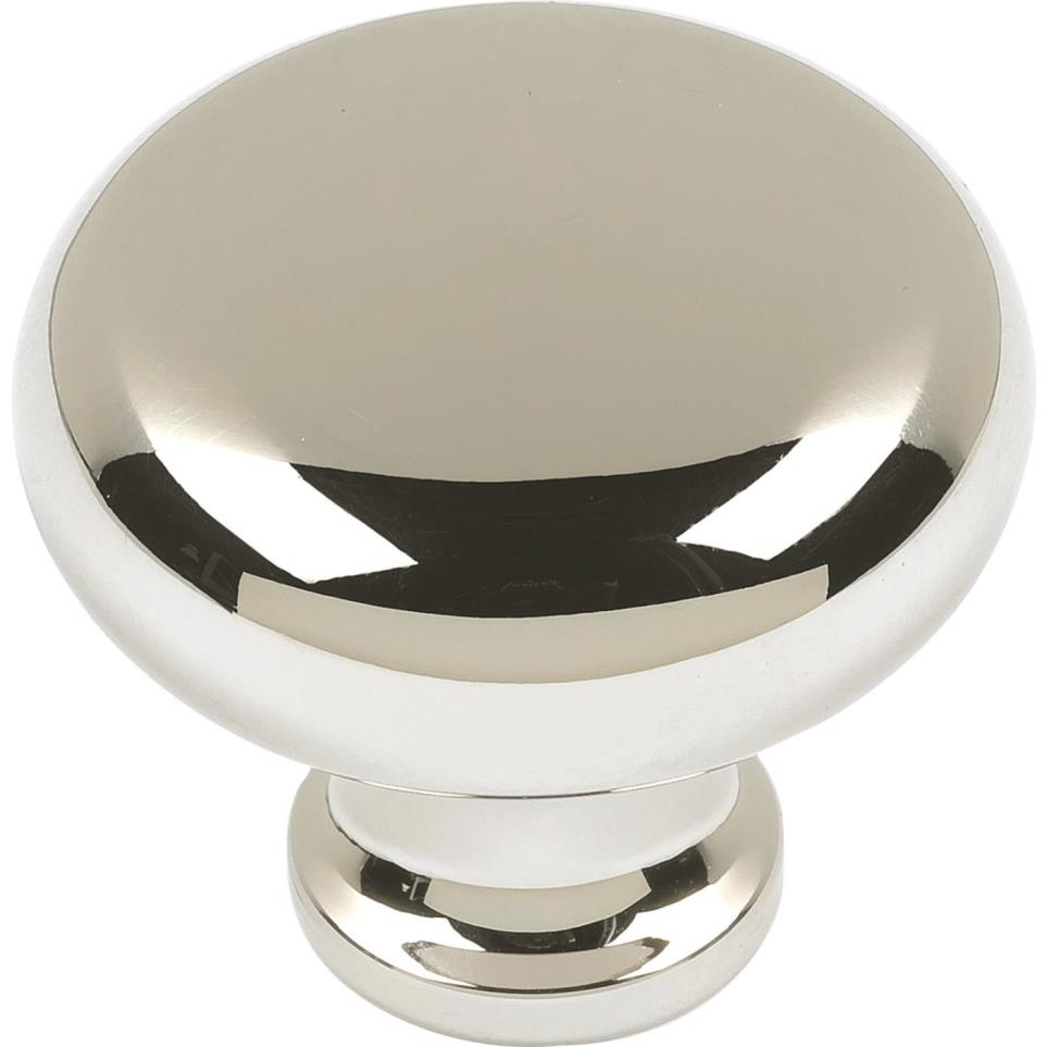 Knob Polished Nickel Nickel Knobs