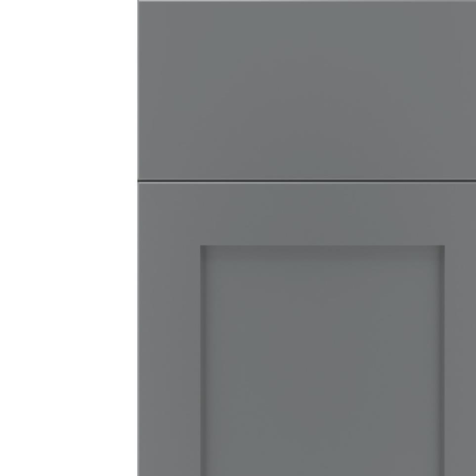 Square Cloudburst Paint - Grey Square Cabinets