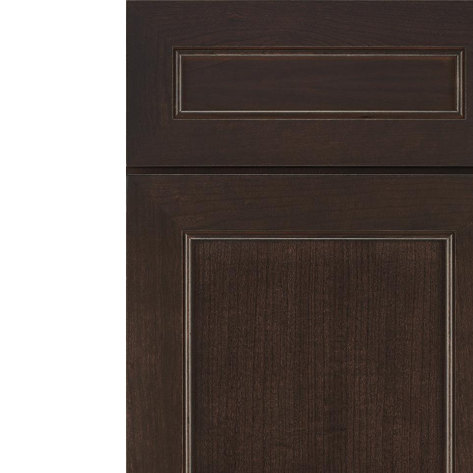 5 Piece Thatch Dark Finish 5 Piece Cabinets