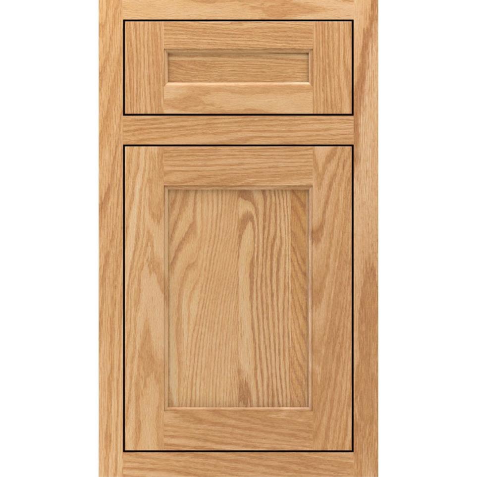 Square Natural Light Finish Square Cabinets