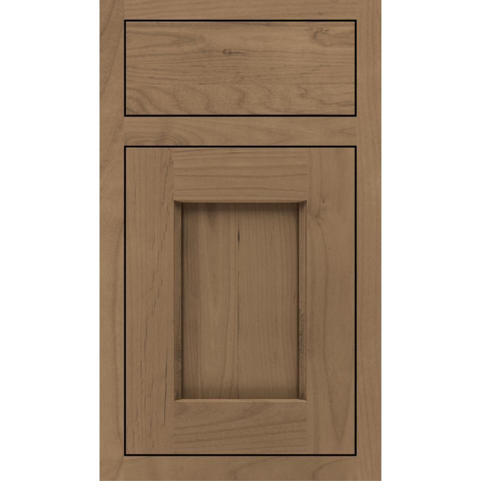 Inset Buckskin Medium Finish Inset Cabinets