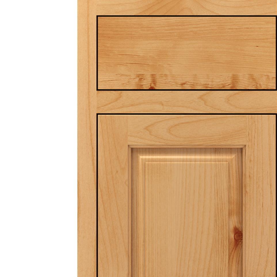 Inset Natural Light Finish Inset Cabinets