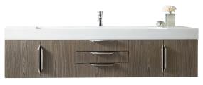 Base with Sink Top Ash Gray Light Finish Vanities
