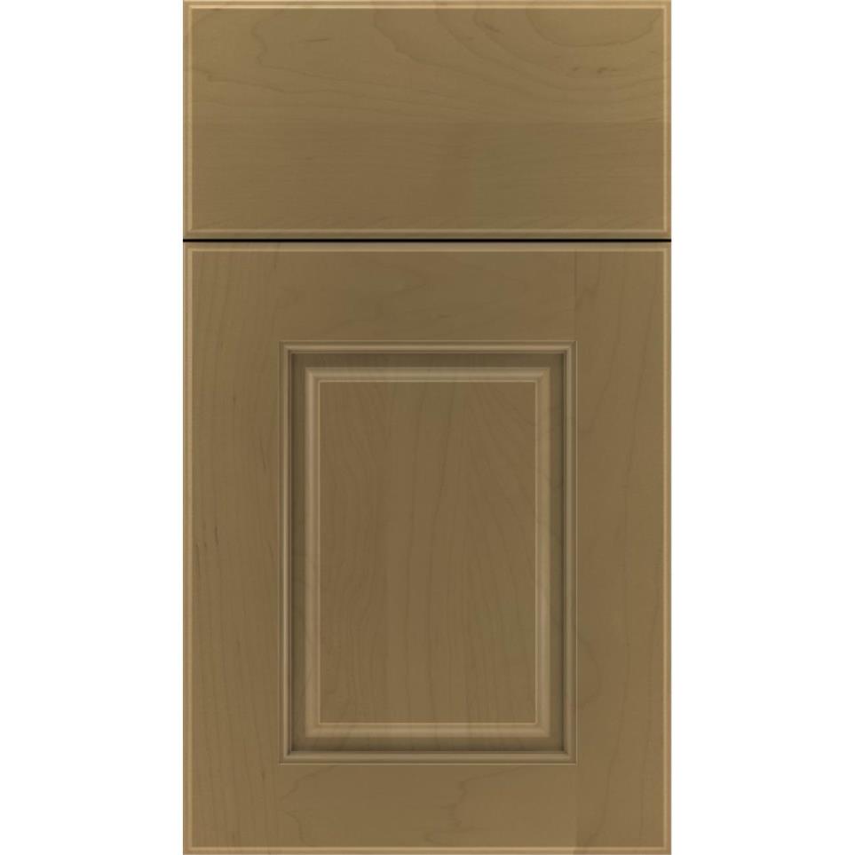 Square Frappe Medium Finish Square Cabinets