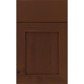 Square Chocolate Dark Finish Square Cabinets