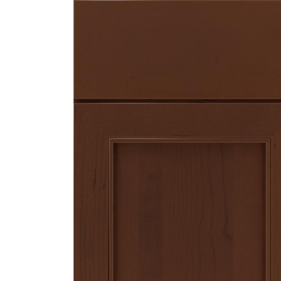 Square Chocolate Dark Finish Square Cabinets