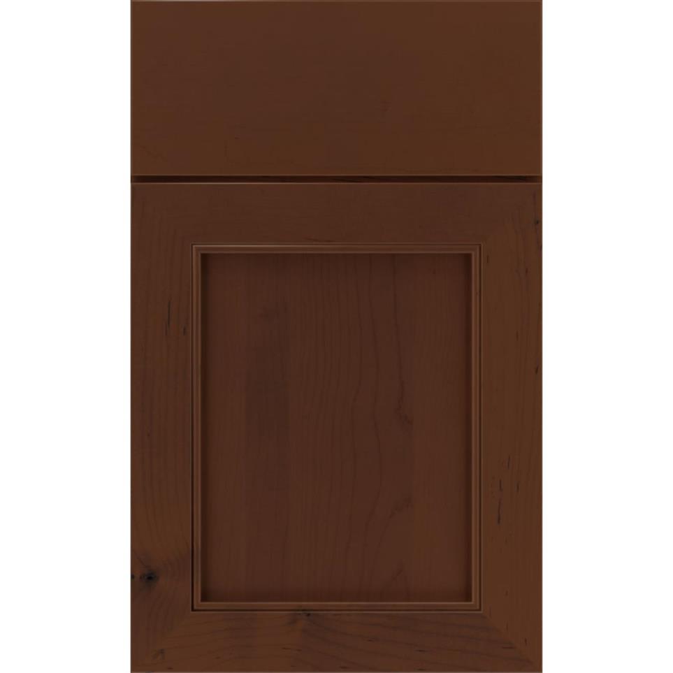 Square Chocolate Dark Finish Square Cabinets