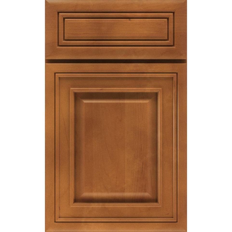 Square Cattail Medium Finish Square Cabinets