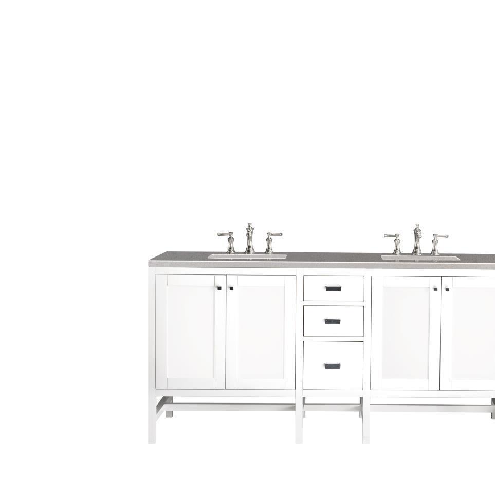 Base with Sink Top Glossy White White Vanities