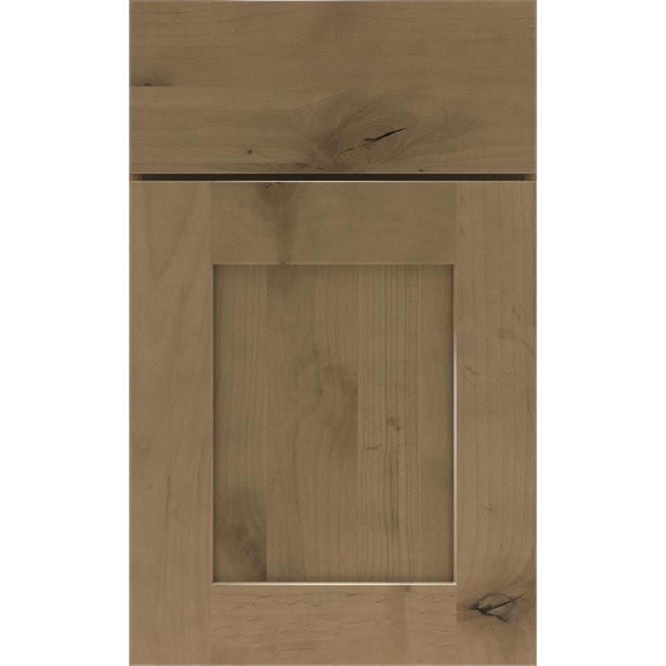 Square Buckskin Medium Finish Square Cabinets