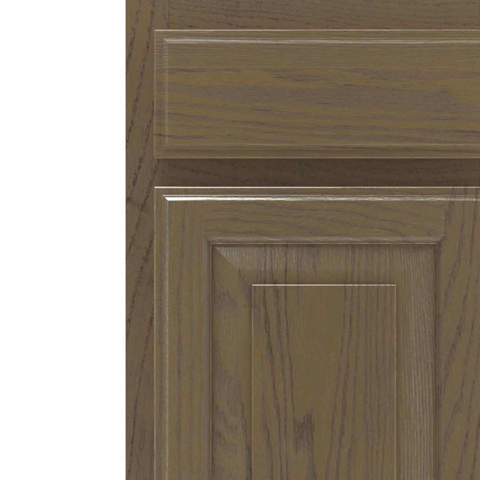 Square Morel Medium Finish Square Cabinets