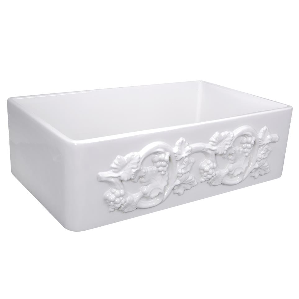 Porcelain Enamel Glaze White White Sinks